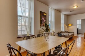 Dining - Stairway | 3BR Apt w W/D Ideal for Groups (Philadelphia)