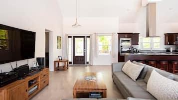 Smart TV, video games, DVD player, books