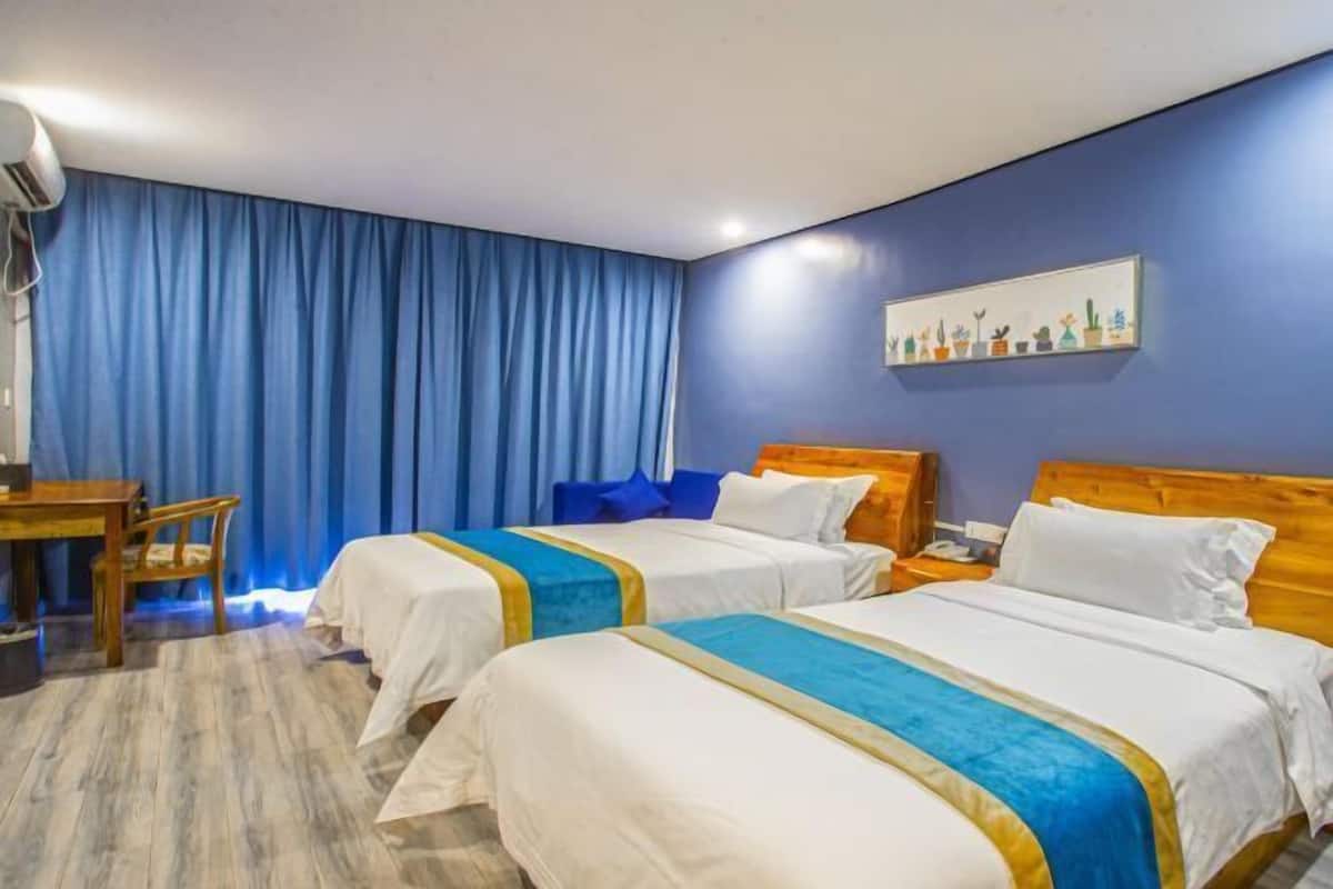 1 habitación y ropa de cama hipoalergénica