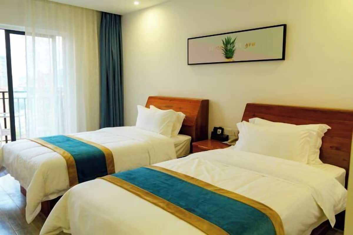 1 habitación y ropa de cama hipoalergénica