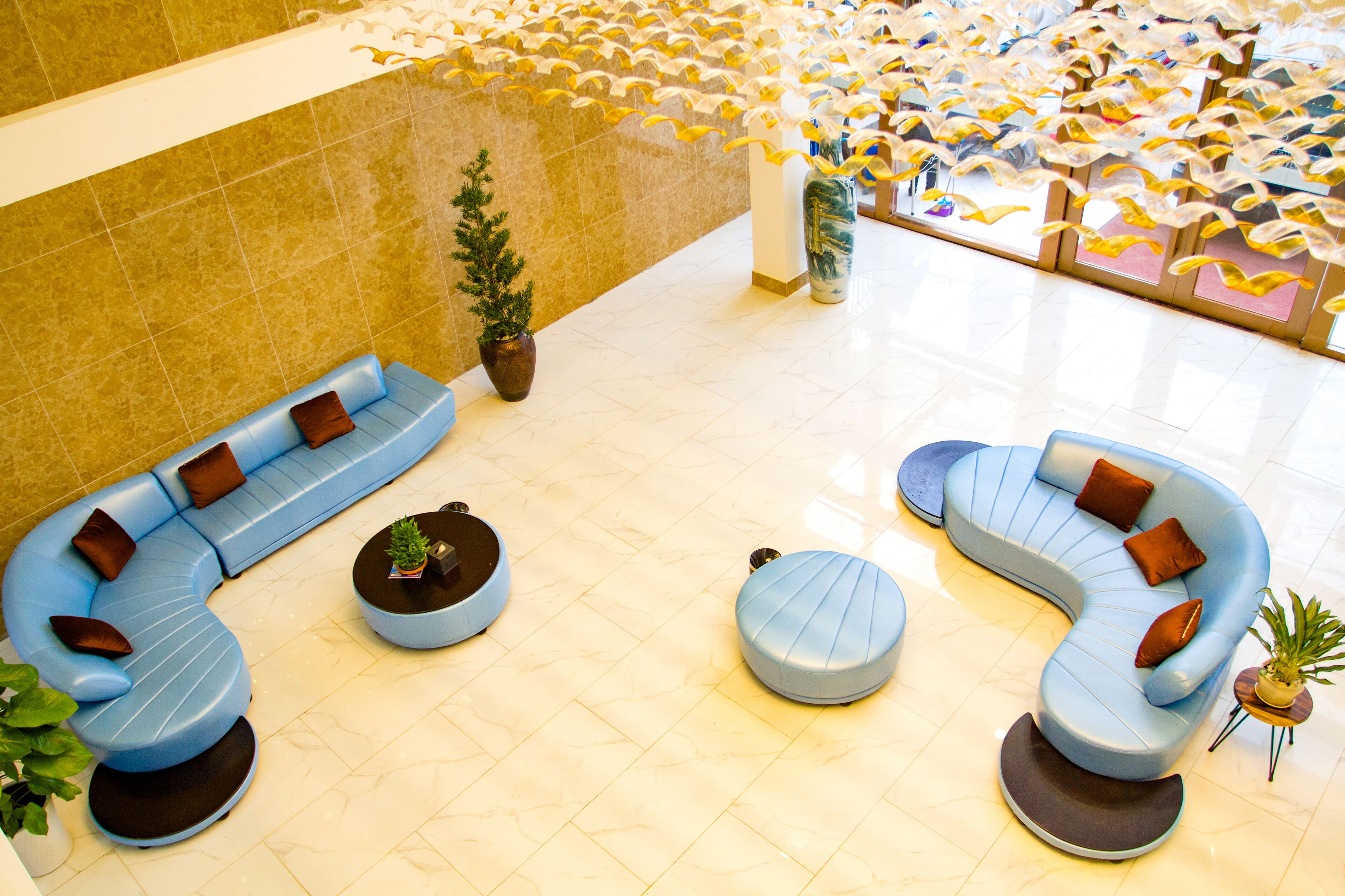 Lobby sitting area