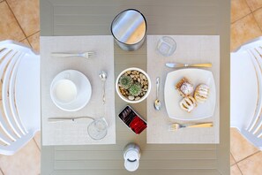 Daily buffet breakfast (EUR 5 per person)