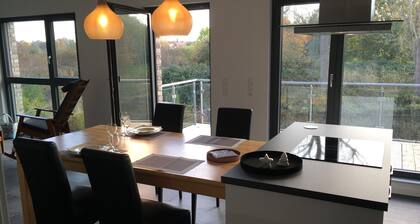 Appartement de luxe entre Ryck et réserve naturelle