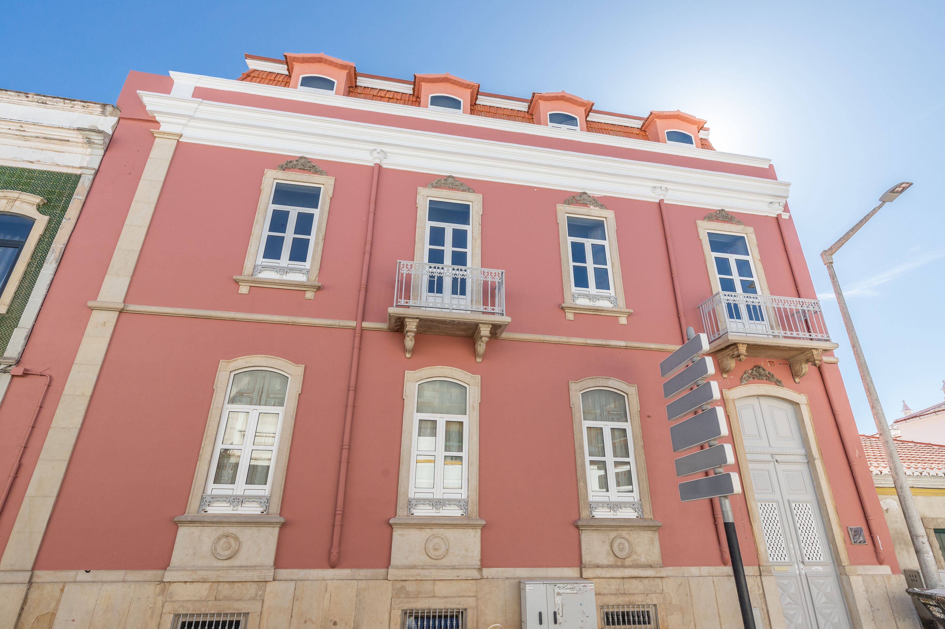 Façade de l’hébergement