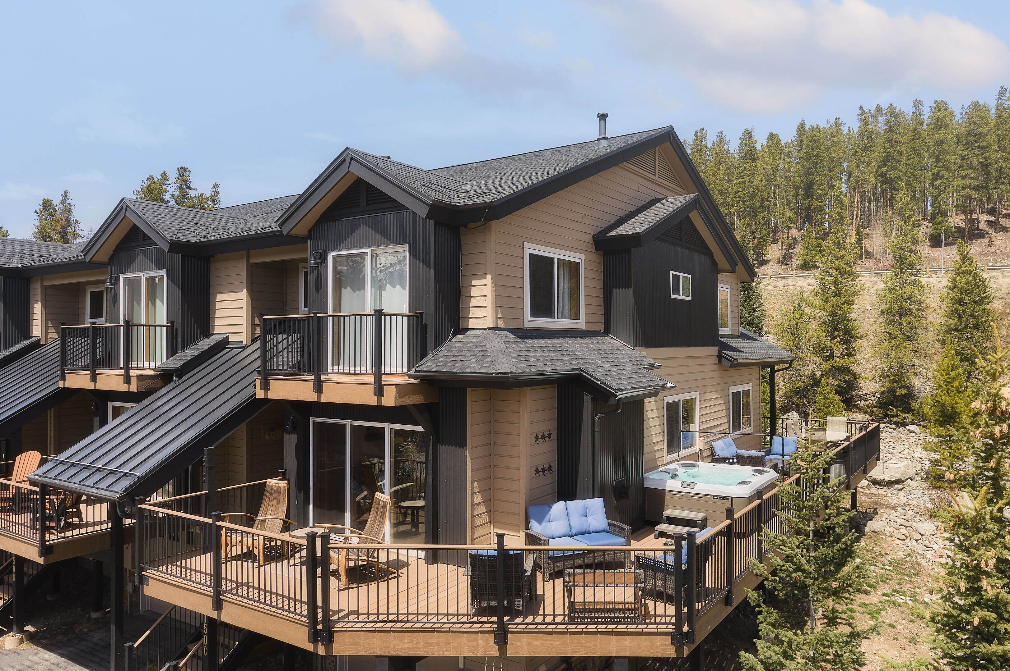 Convenient location and stunning views at this Breckenridge retreat