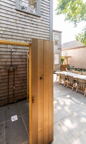 Terrace/patio - 100 Steps to Main Street. 5 bedrooms and 6.5 baths. New and Completely renovated (Nantucket)