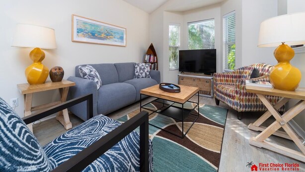 Living area - Great Beach Location ~ Pet Friendly ~ Steps to the Beach! (Saint Augustine)
