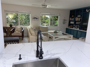 Smart TV, video games, DVD player, books