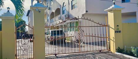 Voorkant van accommodatie