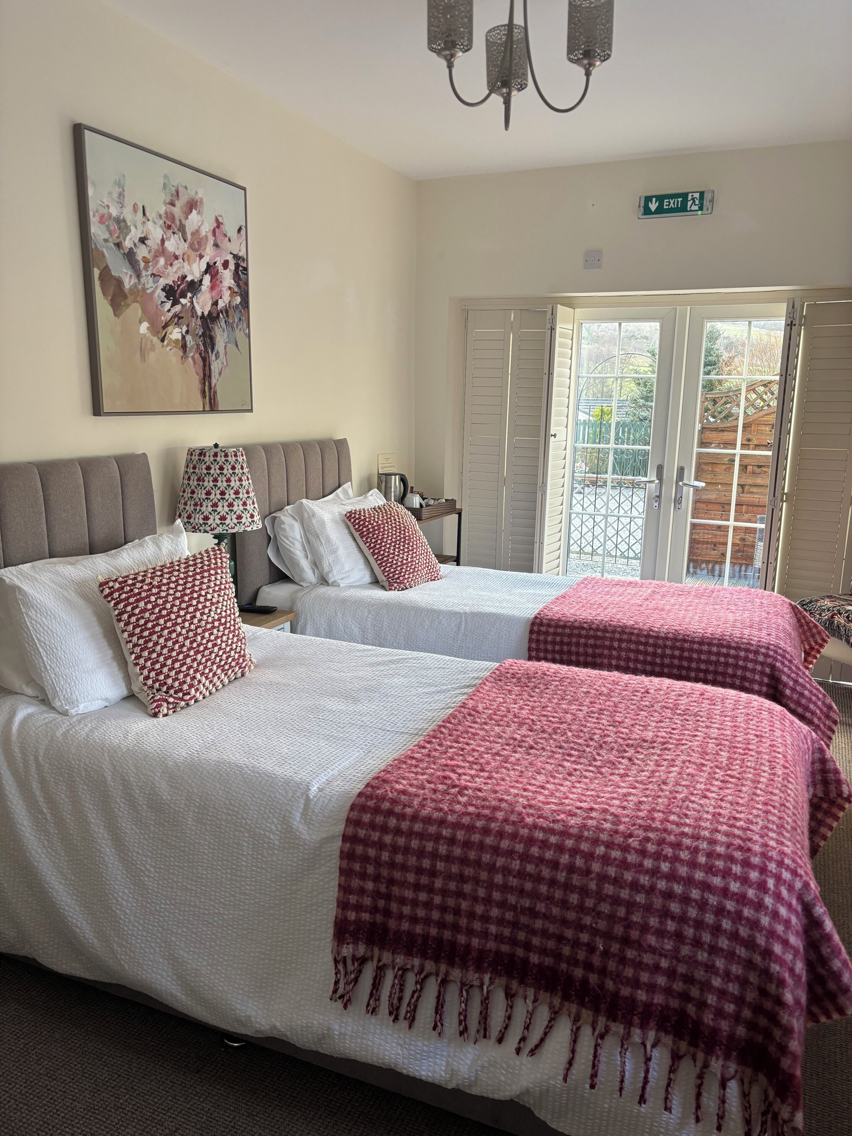 Deluxe Twin Room (Room 3) | Iron/ironing board, bed sheets