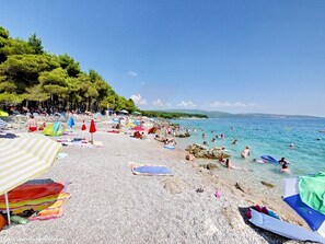Am Strand, Strandtücher