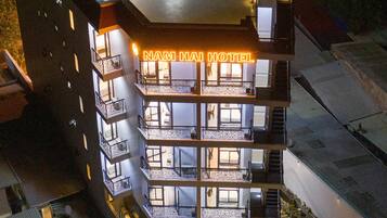 Front of property – evening/night