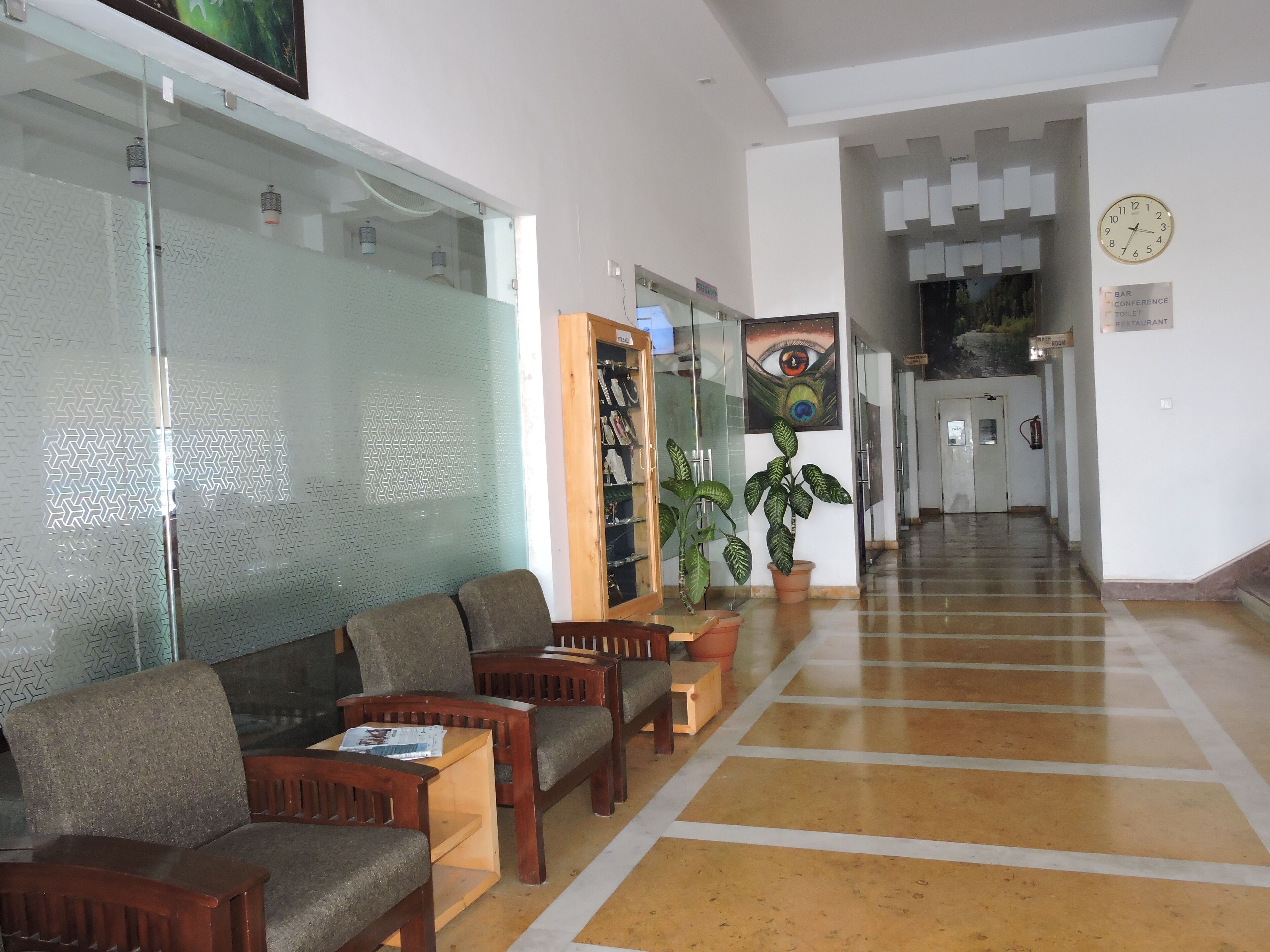 Lobby sitting area