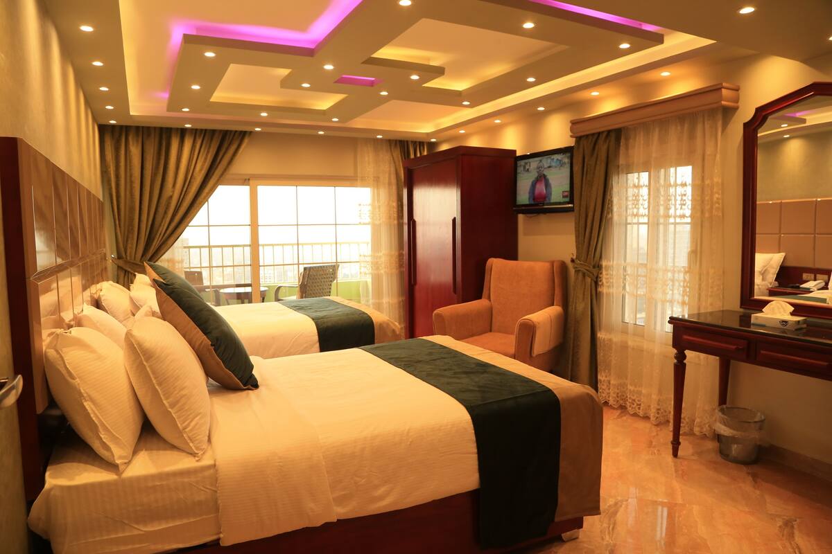Luxury Apartment, River View | In-room safe, desk, laptop workspace, blackout drapes