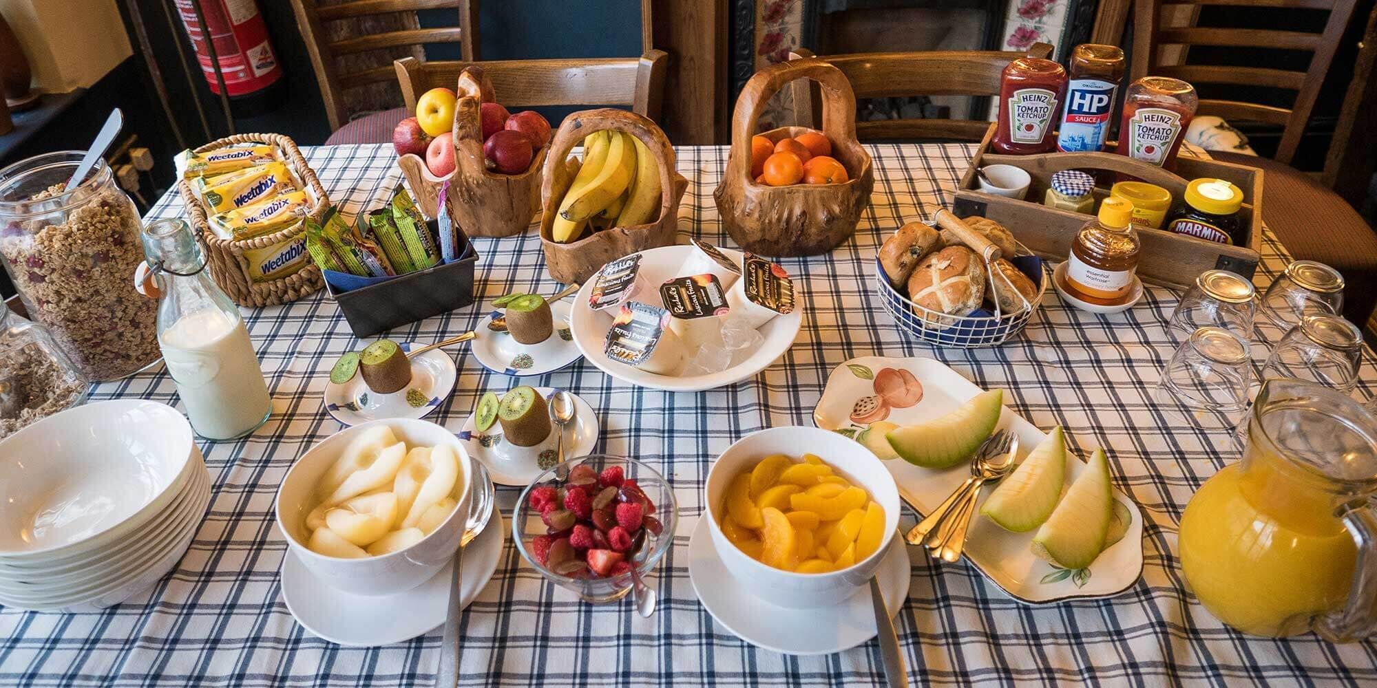 free daily cooked-to-order breakfast