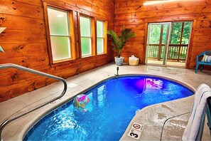 Indoor pool, a heated pool