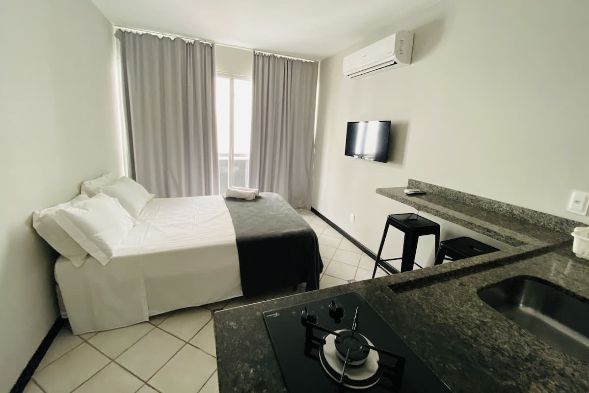 Studio | 1 kamar tidur, tirai kedap cahaya, dan setrika/meja setrika