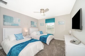 4 chambres, fer et planche à repasser, Wi-Fi gratuit, draps fournis