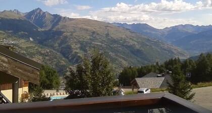 La Plagne-Montalbert, Studio für 4 Personen, Zentrum des Resorts, Ski-in-Ski-out