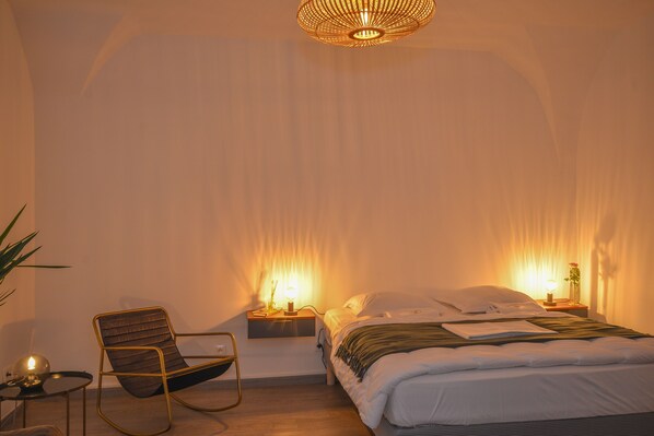 1 Schlafzimmer, Bügeleisen/Bügelbrett, kostenloses WLAN, Bettwäsche