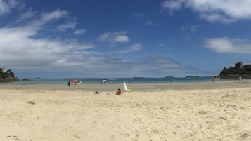 On the beach