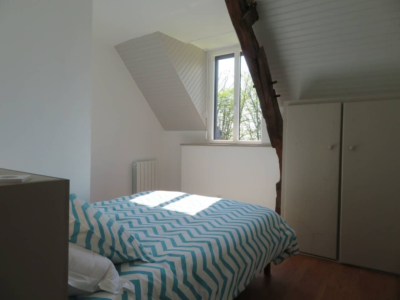 2 slaapkamers, een strijkplank/strijkijzer, gratis wifi, beddengoed