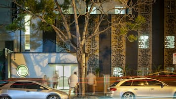 Front of property – evening/night