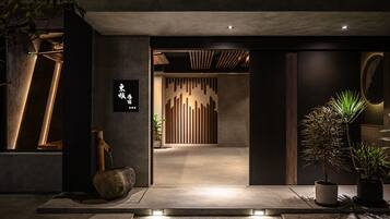 Front of property – evening/night