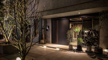 Front of property - evening/night