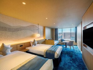 Premium Quadruple Room, Non Smoking (With Natural Hot Spring Open-air bath) | View from room - Kamenoi Hotel Oarai (Oarai)