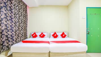 Free WiFi, bed sheets