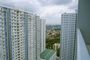 Blick vom Balkon