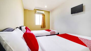 Habitación estándar con 2 camas individuales | 1 habitación, escritorio y wifi gratis