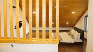 Family Room, 4 Bedrooms, Non Smoking, Mountain View | Pillowtop beds, desk, laptop workspace, blackout drapes - PANCHVATI COTTAGES (Dharamshala)