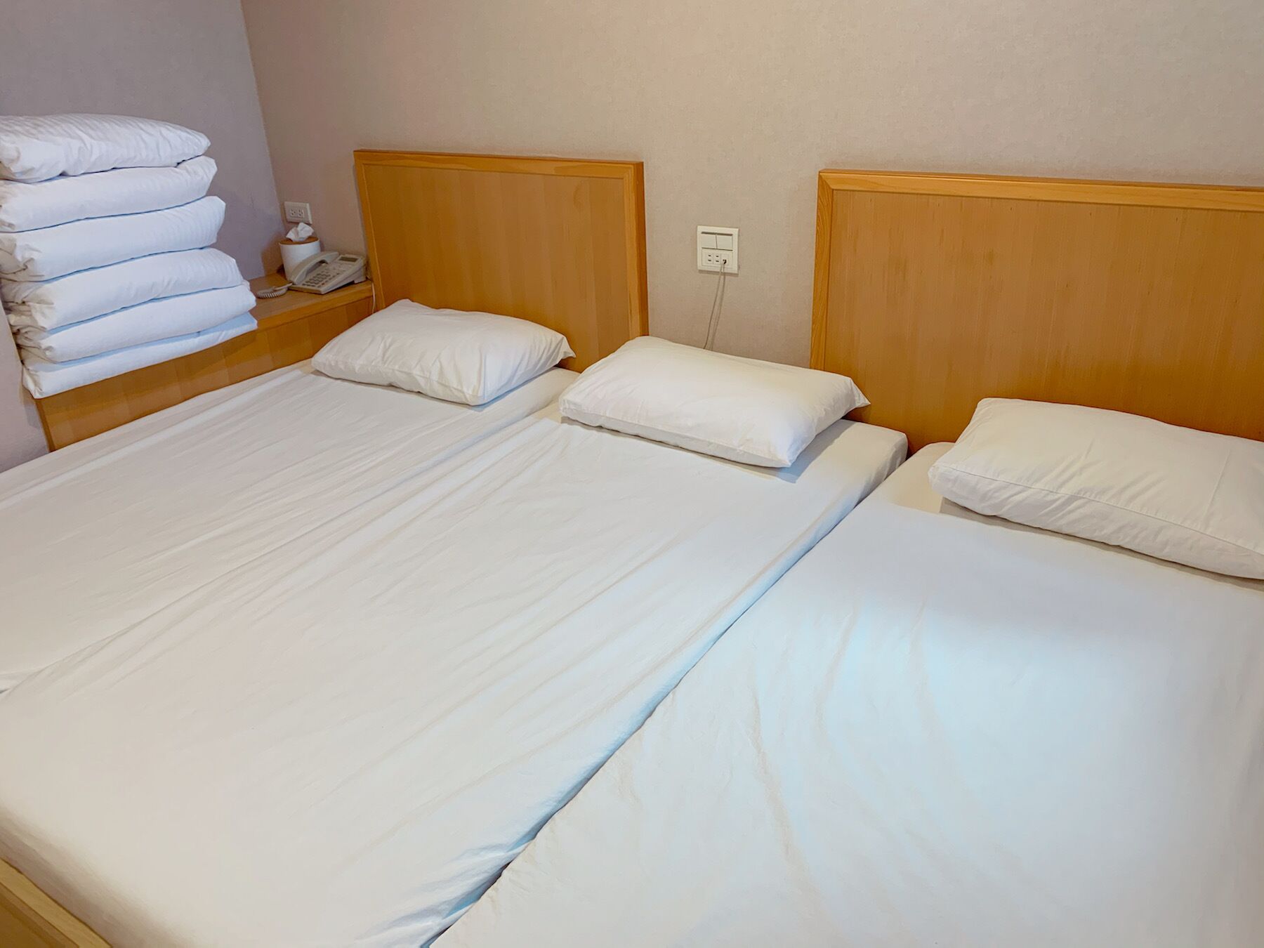 economy triple room | blackout curtains, free wifi, bed sheets