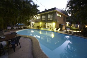 Front of property – evening/night