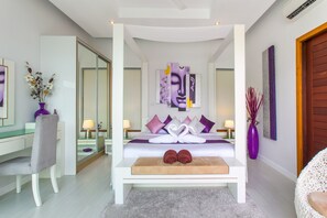 2 bedrooms, blackout drapes, iron/ironing board, free WiFi - Exclusive Pool Villa 2bdr (Rawai)