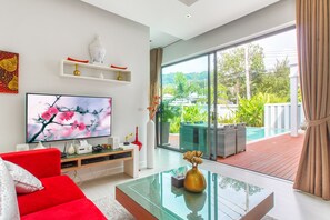 Living room - Exclusive Pool Villa 2bdr (Rawai)