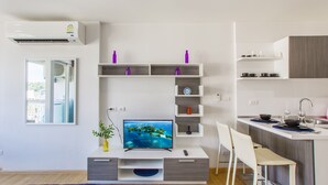 Apartamento luxo, 1 quarto | Comodidades do quarto