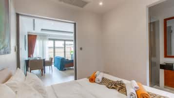 Deluxe House, 1 Bedroom | 1 bilik tidur, langsir/tirai gelap terus, Wi-fi percuma, cadar katil