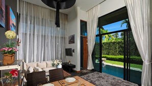 Klassieke villa, 3 slaapkamers, privézwembad | Dineren op de kamer