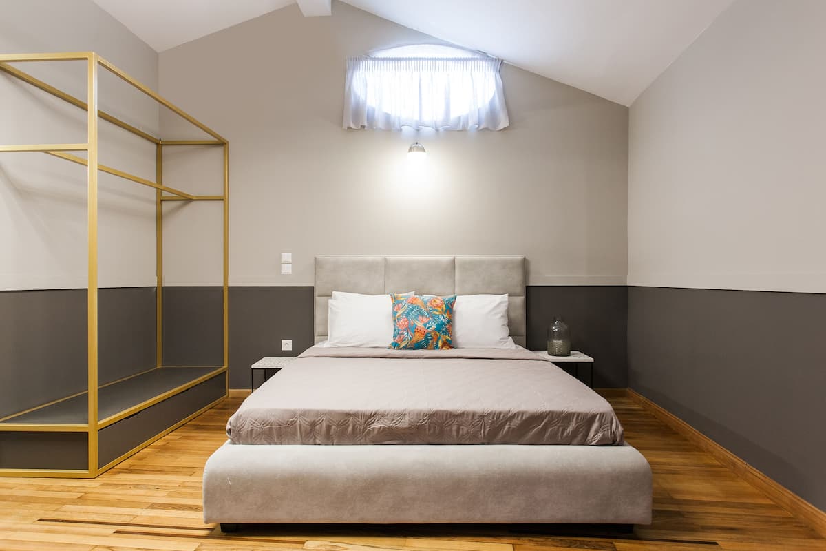 Habitación estándar (Parthenon) | 1 dormitorio, caja fuerte, decoración individual y mobiliario individual