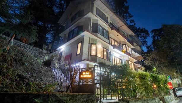 Front of property – evening/night - Itsy Hotels Avantika With Forest View (Shimla)
