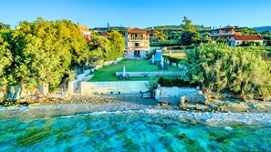 Privatstrand, Strandtücher