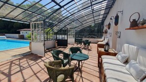 Alberca al aire libre 
