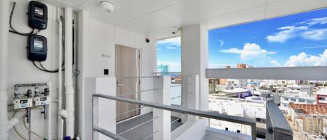 Superior Quadruple Room, Modern | Balcony view