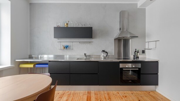 Studio | Private kitchen | Coffee/tea maker, fridge, oven, stovetop - WeHost Hämeentie 23 A 6 (Helsinki)