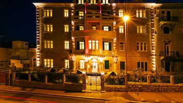Front of property – evening/night