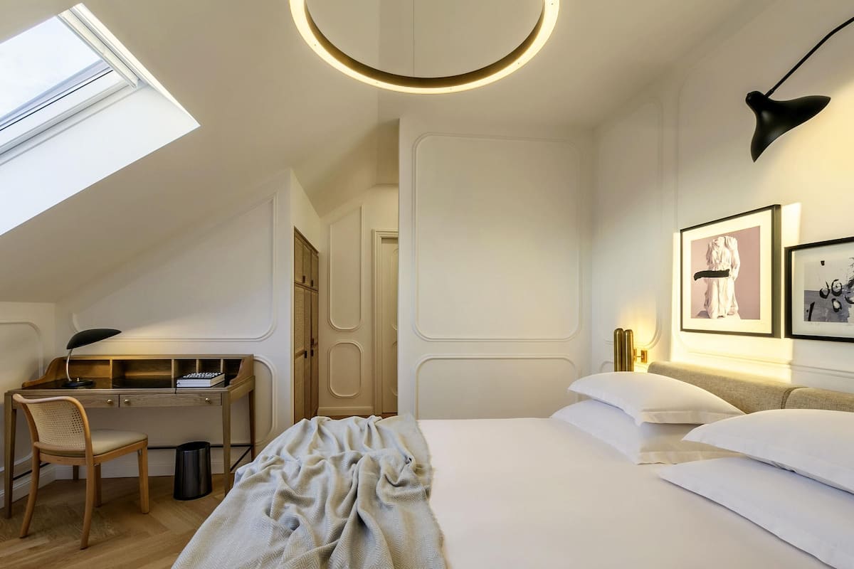 Loft, 1 lit double | 1 chambre, draps en coton égyptien, literie de qualité supérieure