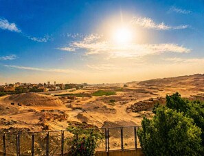 View from room - Tut Pyramids View Hotel (Giza)